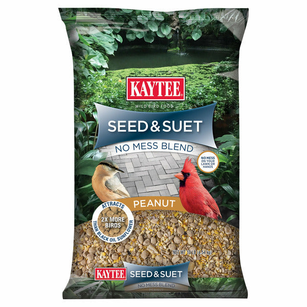 Kaytee Peanut Seed & Suet Wild Bird Food