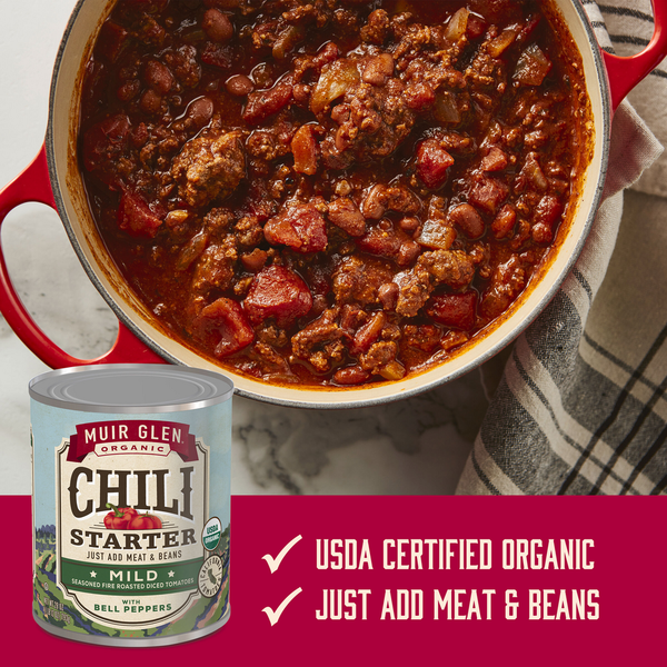 Muir Glen Organic Chili Starter with Bell Peppers, Mild