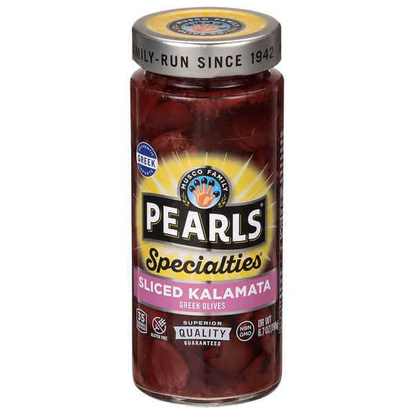 Pearls Specialties Kalamata Sliced Olives