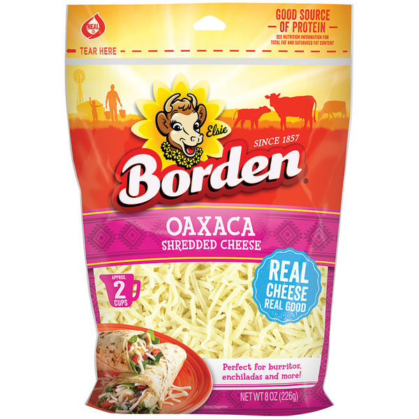 Borden Regular Shredded Cheese, Oaxaca