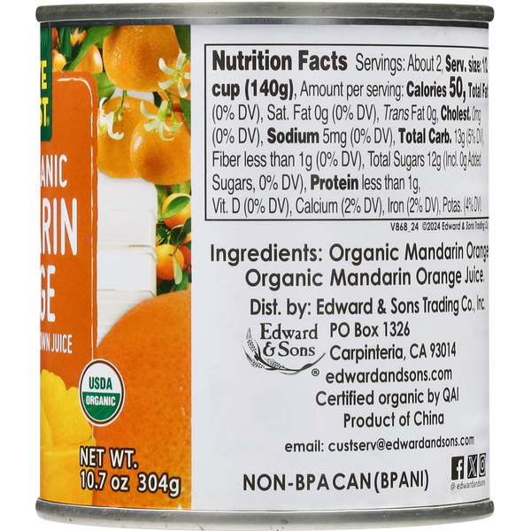 Native Forest 100% Organic Mandarin Orange