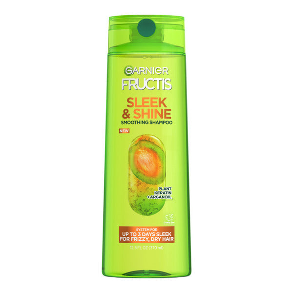 Garnier Fructis Sleek & Shine Smoothing Shampoo for Frizzy, Dry Hair DestGlow