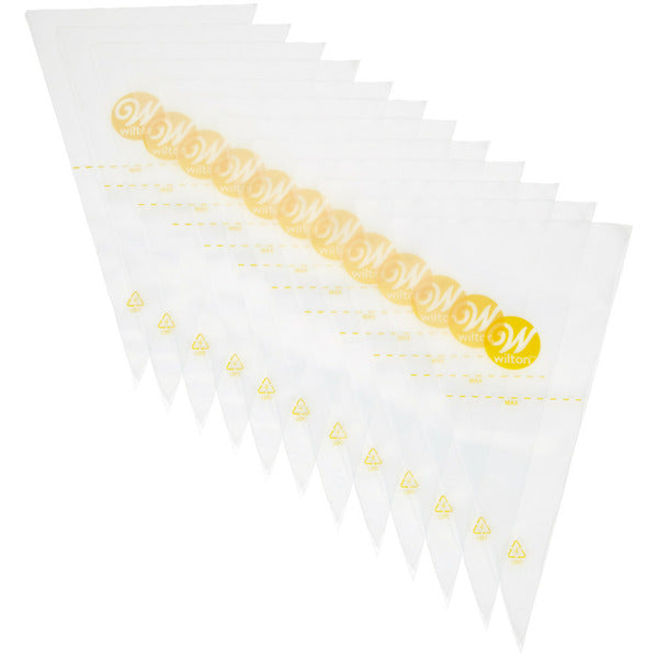 Wilton 12-Inch Disposable Decorating Piping Bags, 12-Count