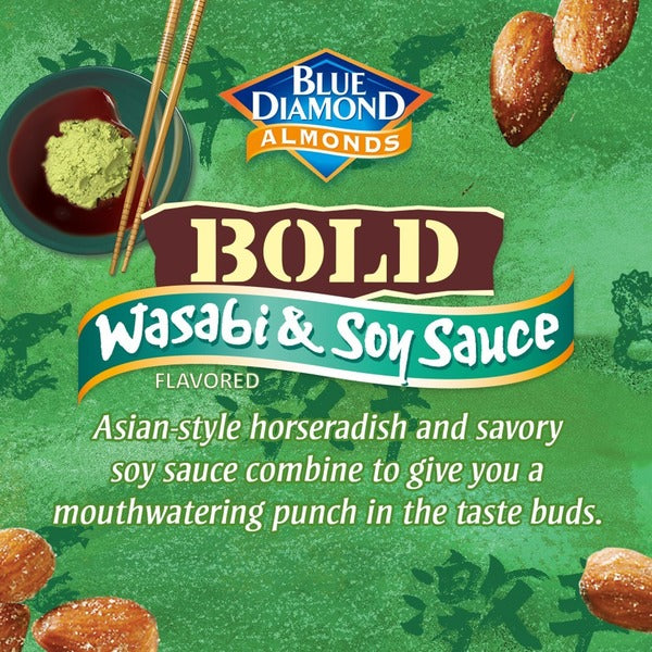 Blue Diamond Bold Wasabi & Soy Sauce
