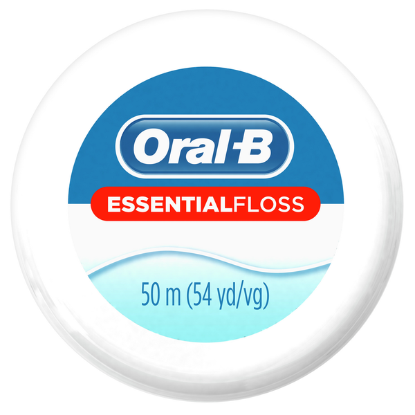 Oral-B EssentialFloss Mint Dental Floss, Cavity Defense, Waxed
