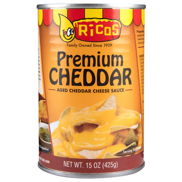 Ricos Premium Aged Cheddar Cheese Sauce