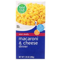 Food Club Mini Shells Macaroni & Cheese Dinner️