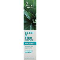 Desert Essence Toothpaste, Tea Tree Oil & Neem, Wi...
️