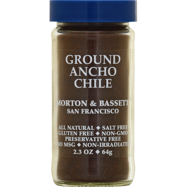 Morton & Bassett Spices Ancho Chile, Ground