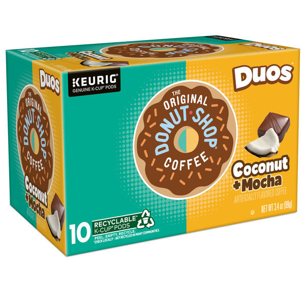 The Original Donut Shop Duos Coconut + Mocha K-Cup Pods