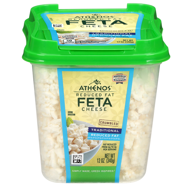 Athenos Reduced Fat Crumbled Feta Cheese