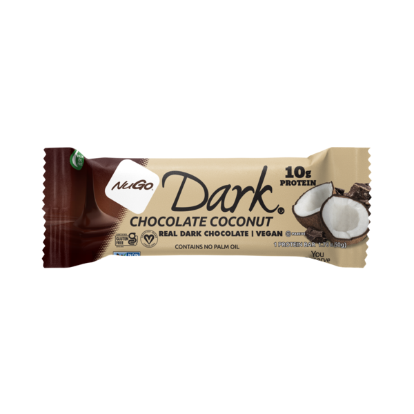 NuGo Dark Chocolate Coconut Vegan, Gluten Free Protein Bar