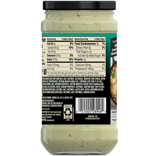 Prego Creamy Parmesan Pesto Sauce