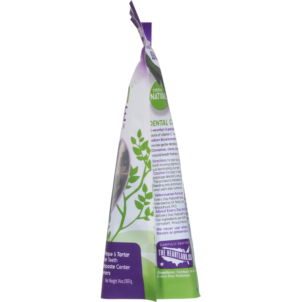 Every Day Naturals Dental Chew, Natural, Toothpaste, Medium Size (20-40 lbs)
