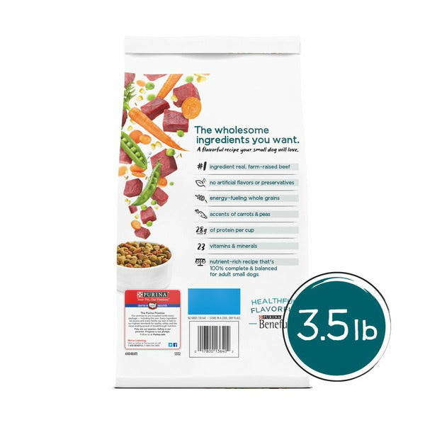Purina Beneful IncrediBites With Farm-Raised Beef, Small Breed Dry Dog Food