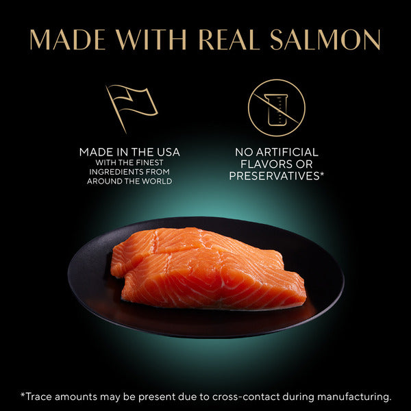 SHEBA PERFECT PORTIONS Cat Food Cuts With Sustainable Salmon Twin-Pack Trays