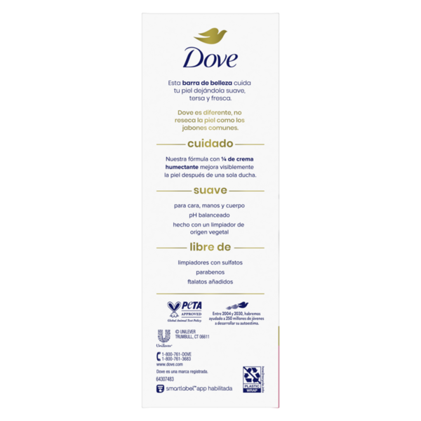 Dove Beauty Bar Soap Pink Rosa