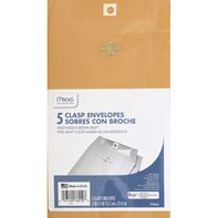 Mead Clasp Envelopes, Heavyweight Brown Kraft️