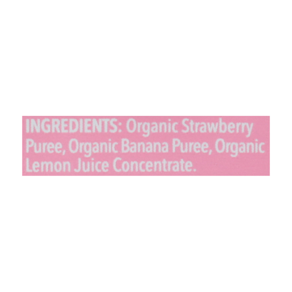 Pumpkin Tree Fruit Puree, Organic, Strawberry & Banana