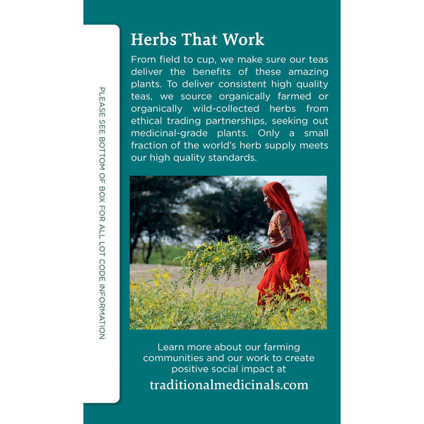 Traditional Medicinals Organic Peppermint Delight Probiotic, Caffeine Free Herbal Tea