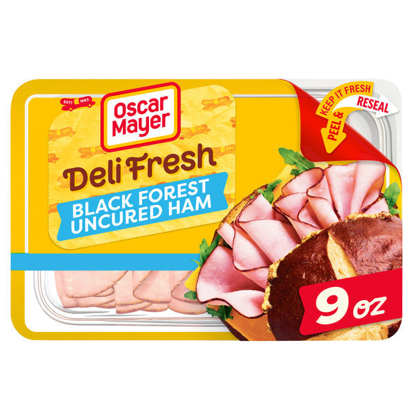 Oscar Mayer Deli Fresh Black Forest Uncured Ham Sliced Sandwich Lunch Meat
