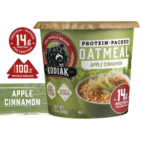 Kodiak Oatmeal Cup, Apple Cinnamon