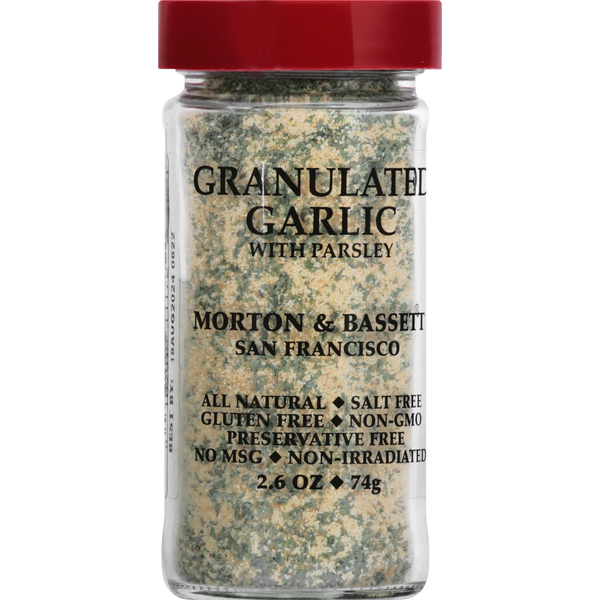 Morton & Bassett Spices Garlic with Parsley, Granulated