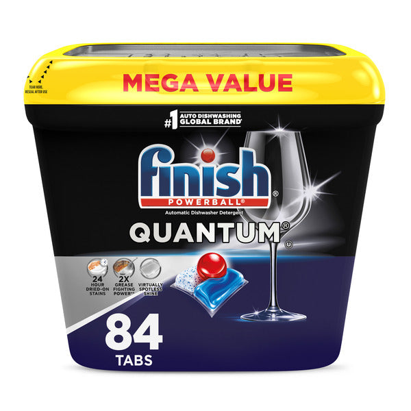 FINISH® Quantum 84ct - Dishwasher Detergent