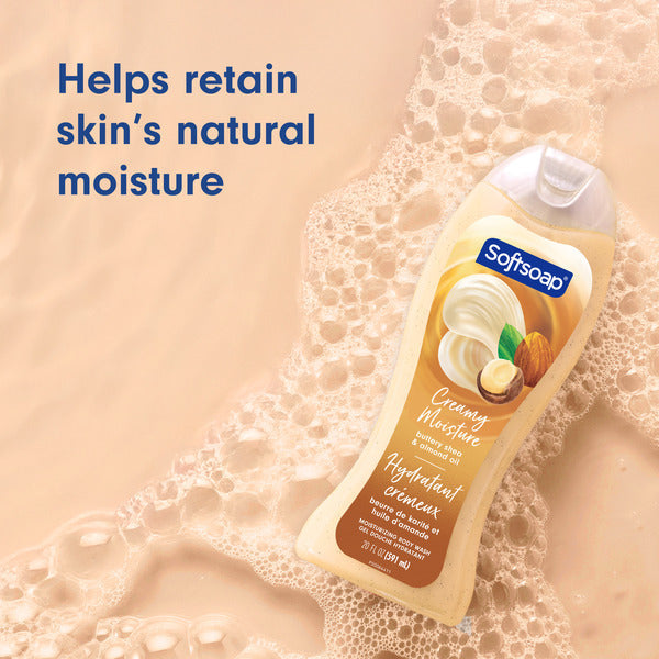 Softsoap Moisturizing Body Wash Gel, Buttery Shea & Almond Oil