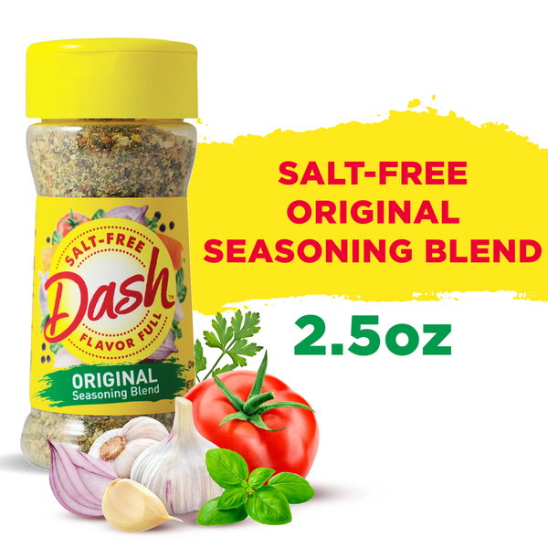 Dash Salt-Free Original Seasoning Blend, Kosher, 2.5 OZ