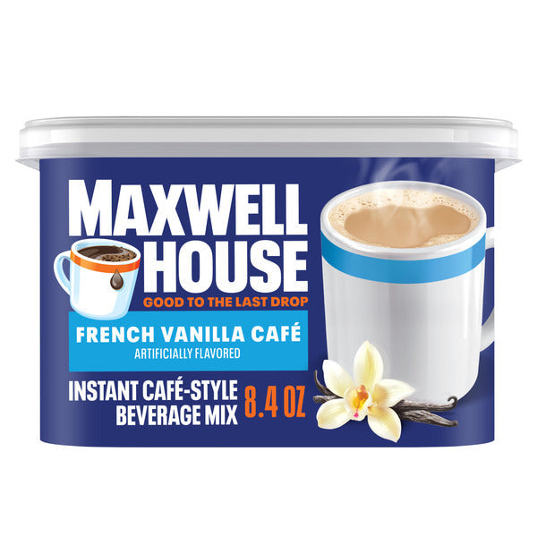 Maxwell House French Vanilla Cafe Instant Cafe-Style Beverage Mix