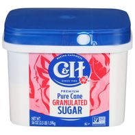 C&H Premium Pure Cane Granulated Sugar Tub️