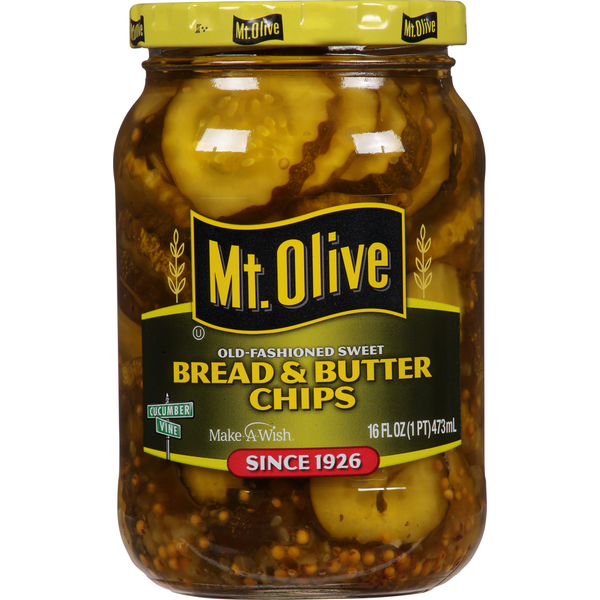 Mt. Olive Old Fashion Sweet Bread & Butter Pickle Chips