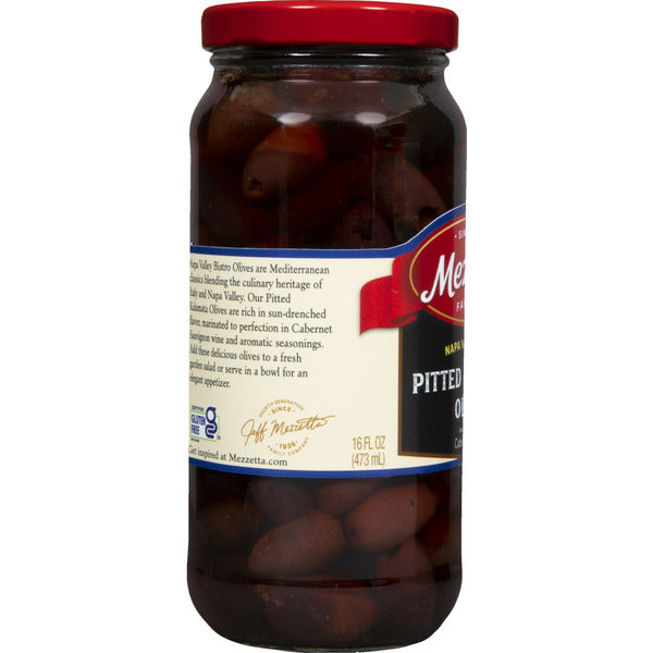 Mezzetta Napa Valley Bistro™ Pitted Kalamata Olives With Cabernet & Herbs