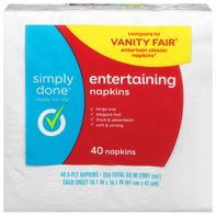 Simply Done Napkins, Entertaining, 3-Ply️