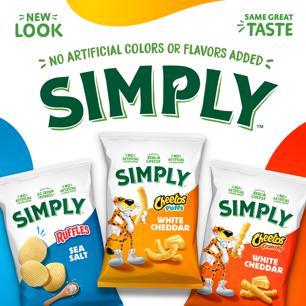 Simply Doritos Zesty Cool Ranch Potato Chips