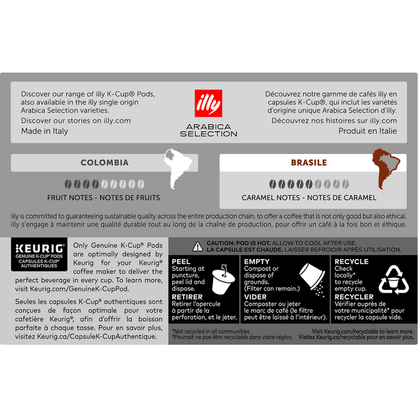 illy Coffee, Arabica Selection, Brasile, K-Cup Pods