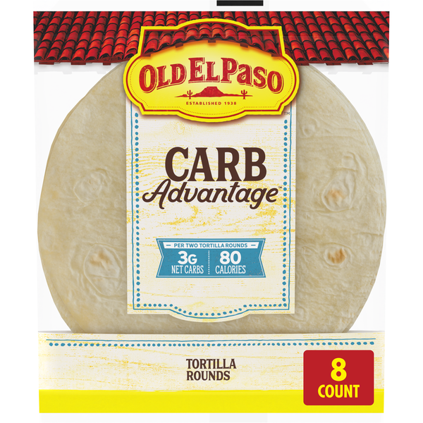 Old El Paso Carb Advantage Tortilla Rounds