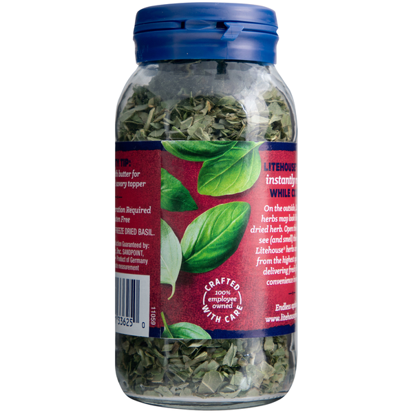 Litehouse Herb, Freeze -Dried Basil
