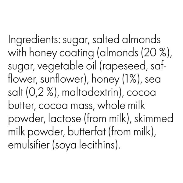 Ritter Sport Milk Chocolate with Honey Salted Almonds