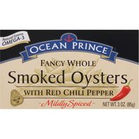 Ocean Prince Smoked Oysters, Mildly Spiced, Fancy ...
️