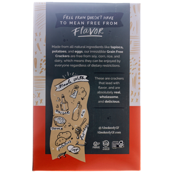 Absolutely Gluten Free Cracked Pepper, Crackers