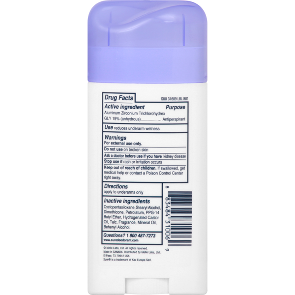 Sure Invisible Solid Fresh & Cool Anti-Perspirant & Deodorant