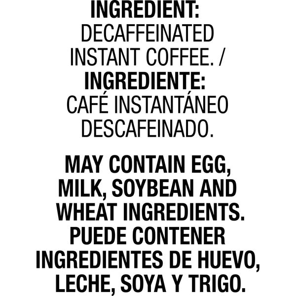 Folgers Classic Decaf Instant Coffee Crystals Packets, 6 Count