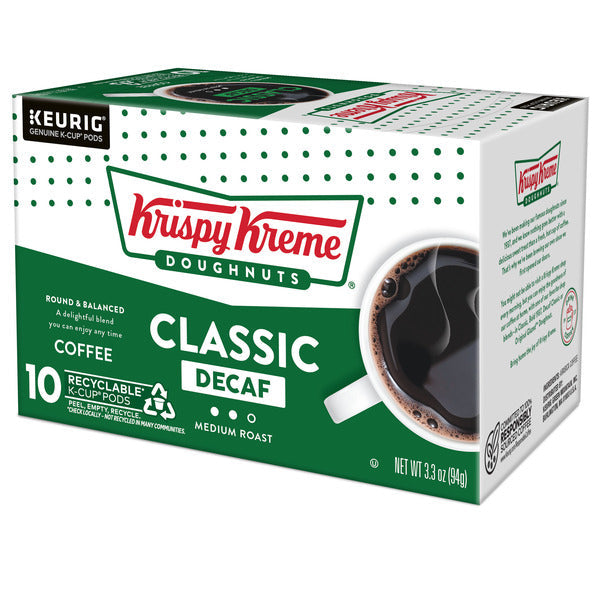 Krispy Kreme Classic Decaf K-Cup Pods