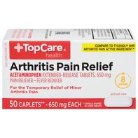 TopCare Arthritis Pain Relief, 650 mg, Caplets️