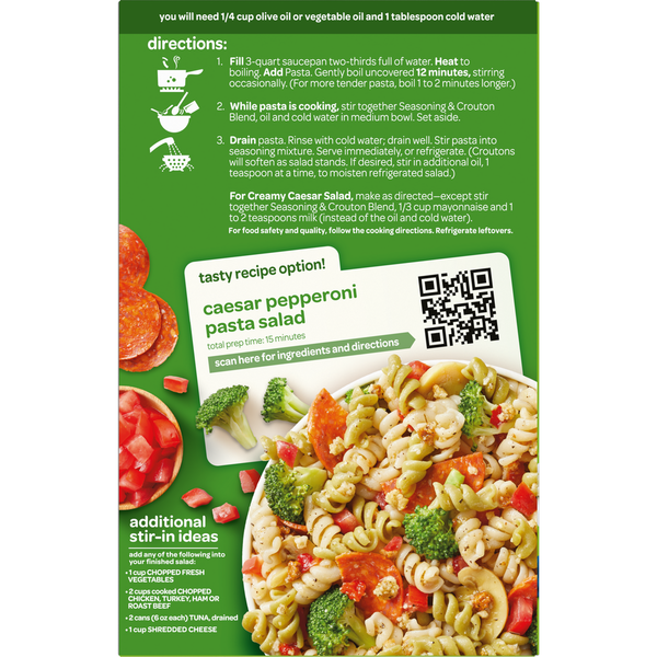 Betty Crocker Pasta Salad, Caesar