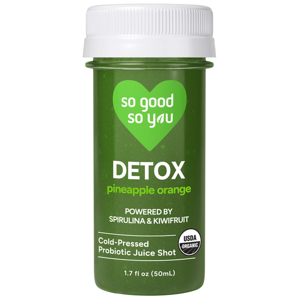 So Good So You Detox, Pineapple Orange Probiotic Juice Shot