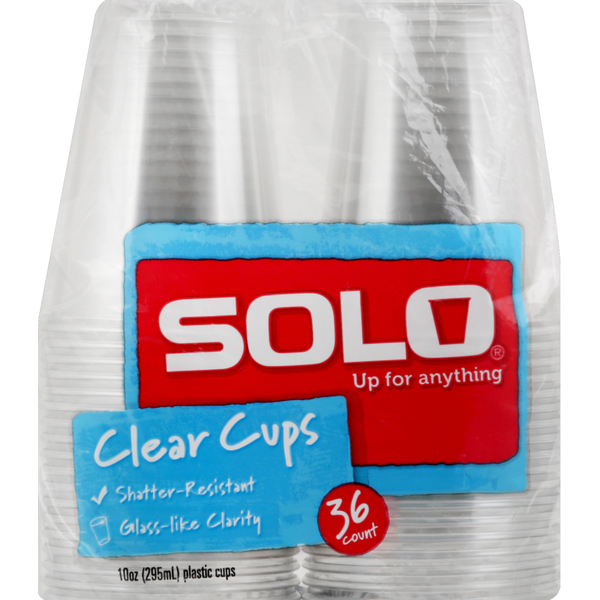 SOLO Cups, Clear, 10 Ounce