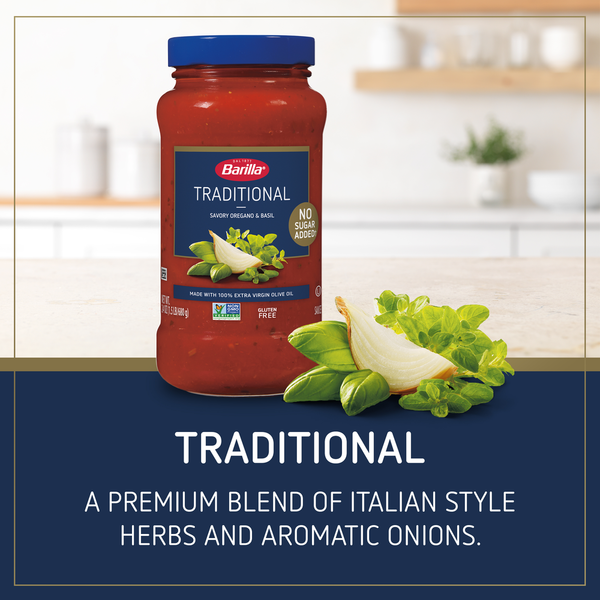 Barilla Traditional Savory Oregano & Basil Pasta Sauce